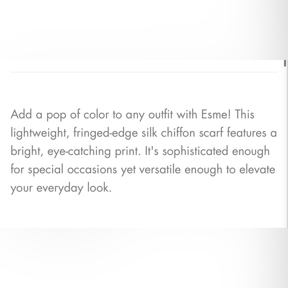 Lesley Evers Esme Scarf in Gems NWOT - Picture 8 of 8